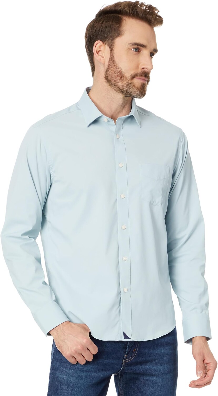 

Рубашка без морщин Performance Gironde UNTUCKit, цвет Baby Blue