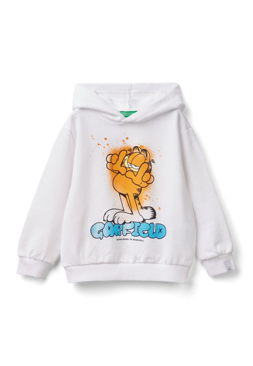 

Толстовка GARFIELD 2024 BY PAWS, INC. United Colors of Benetton, цвет white