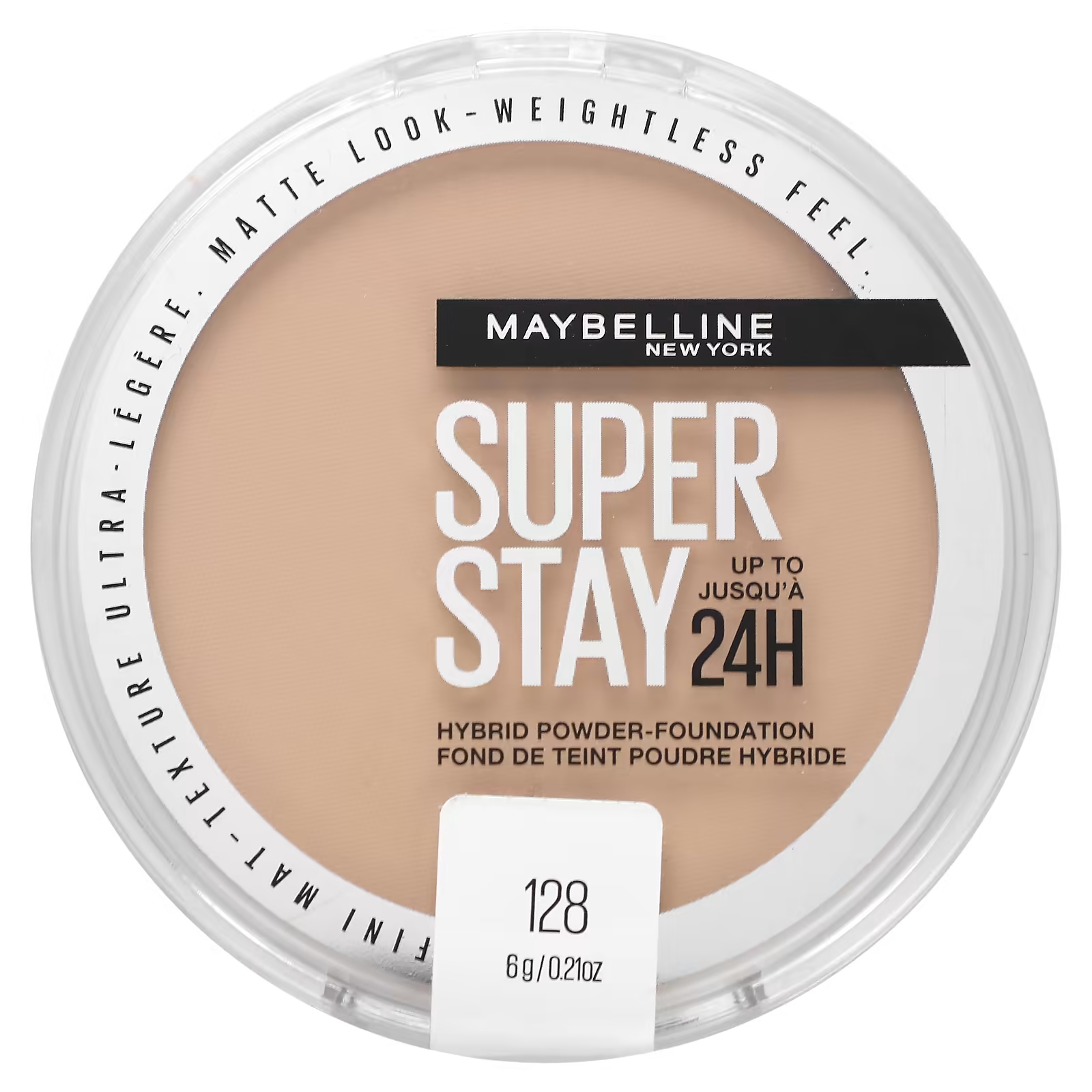 Пудра для лица Maybelline Super Stay Hybrid 128 компактная тональная основа make up factory mineral compact powder foundation 9 гр