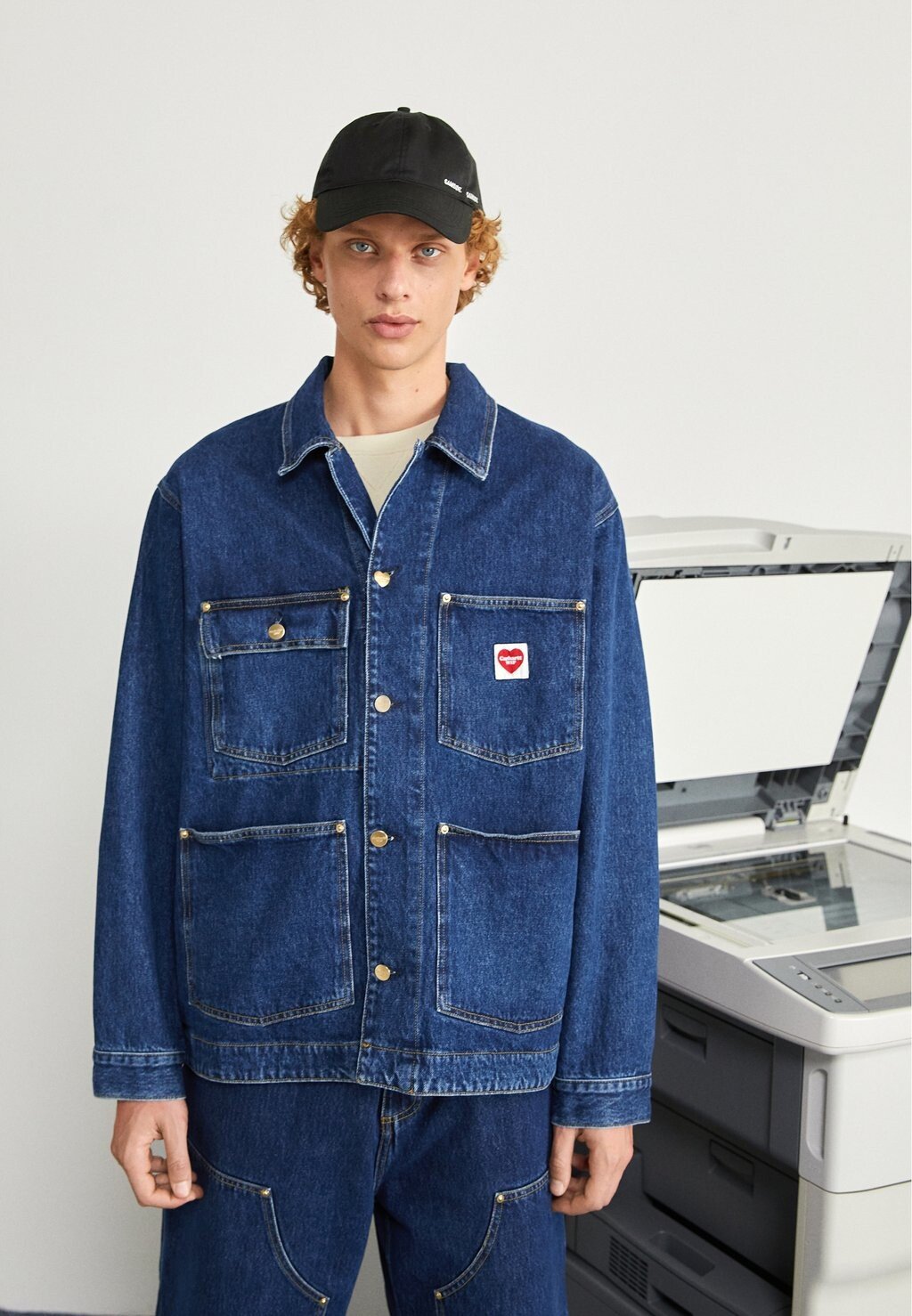 

Джинсовая куртка Carhartt WIP КУРТКА NASH, синий, цвет blue stone washed