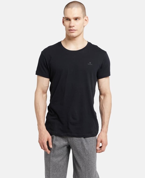 

Футболки, упаковка 2 шт. Gant, цвет Caviar Black