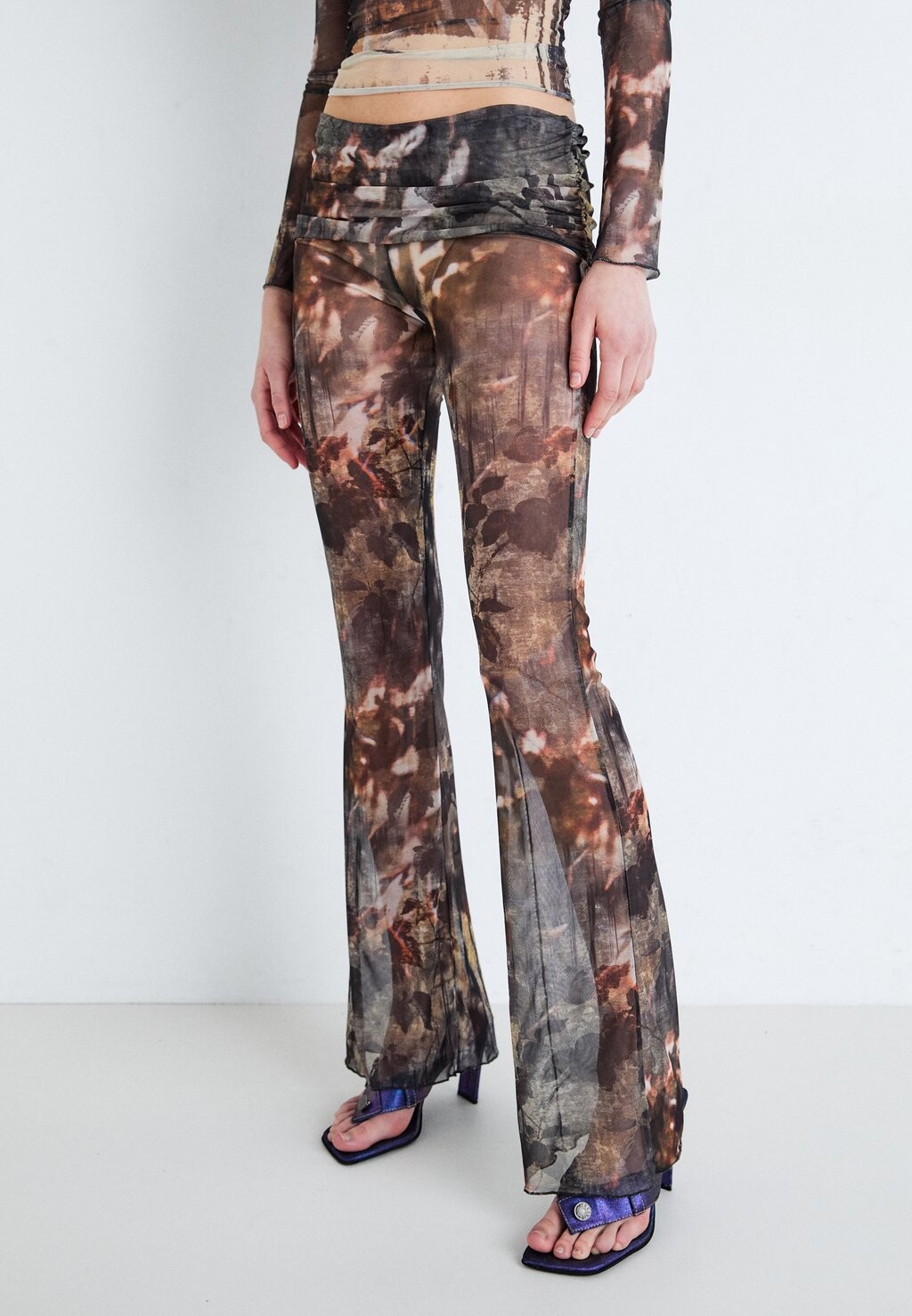 Брюки FOLD OVER TROUSERS Jaded London, мультиколор