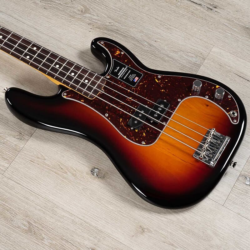 

Басс гитара Fender American Professional II Precision Bass, Rosewood, 3-Color Sunburst