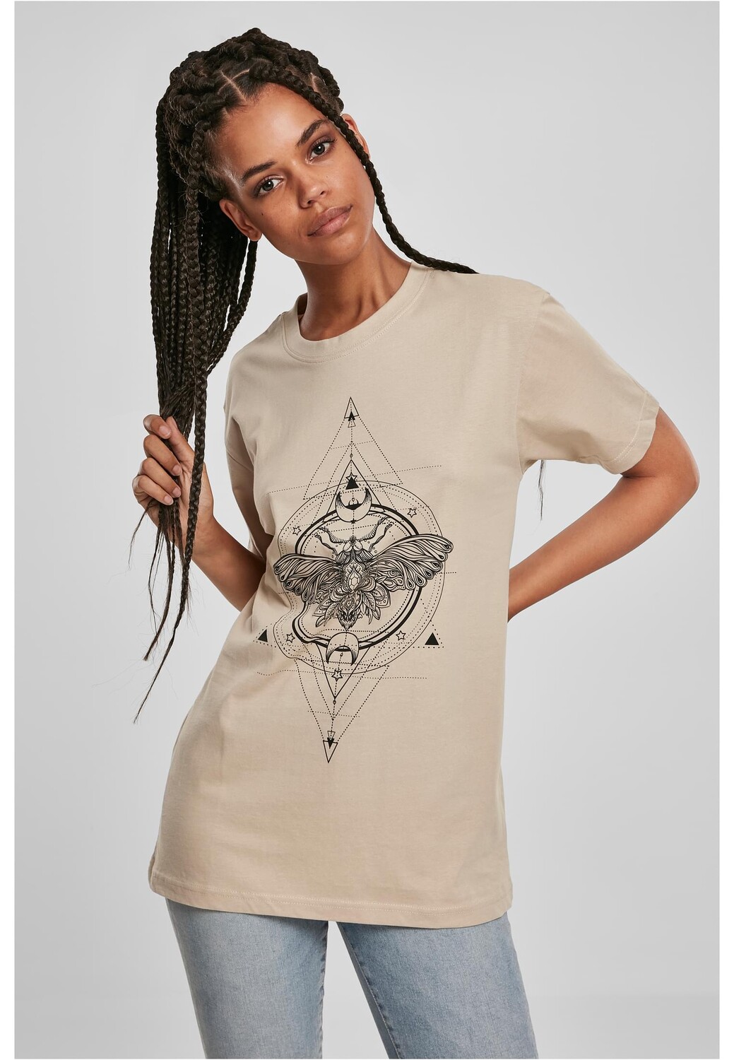 

Футболка Mister Tee kurzarm, песочный