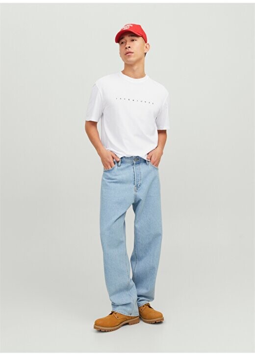 

Белая мужская футболка с круглым воротником JJESTAR JJ TEE SS NOOS Jack & Jones, белый