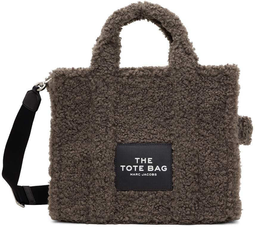 

Маленькая серая сумка-тоут "The Teddy" Marc Jacobs