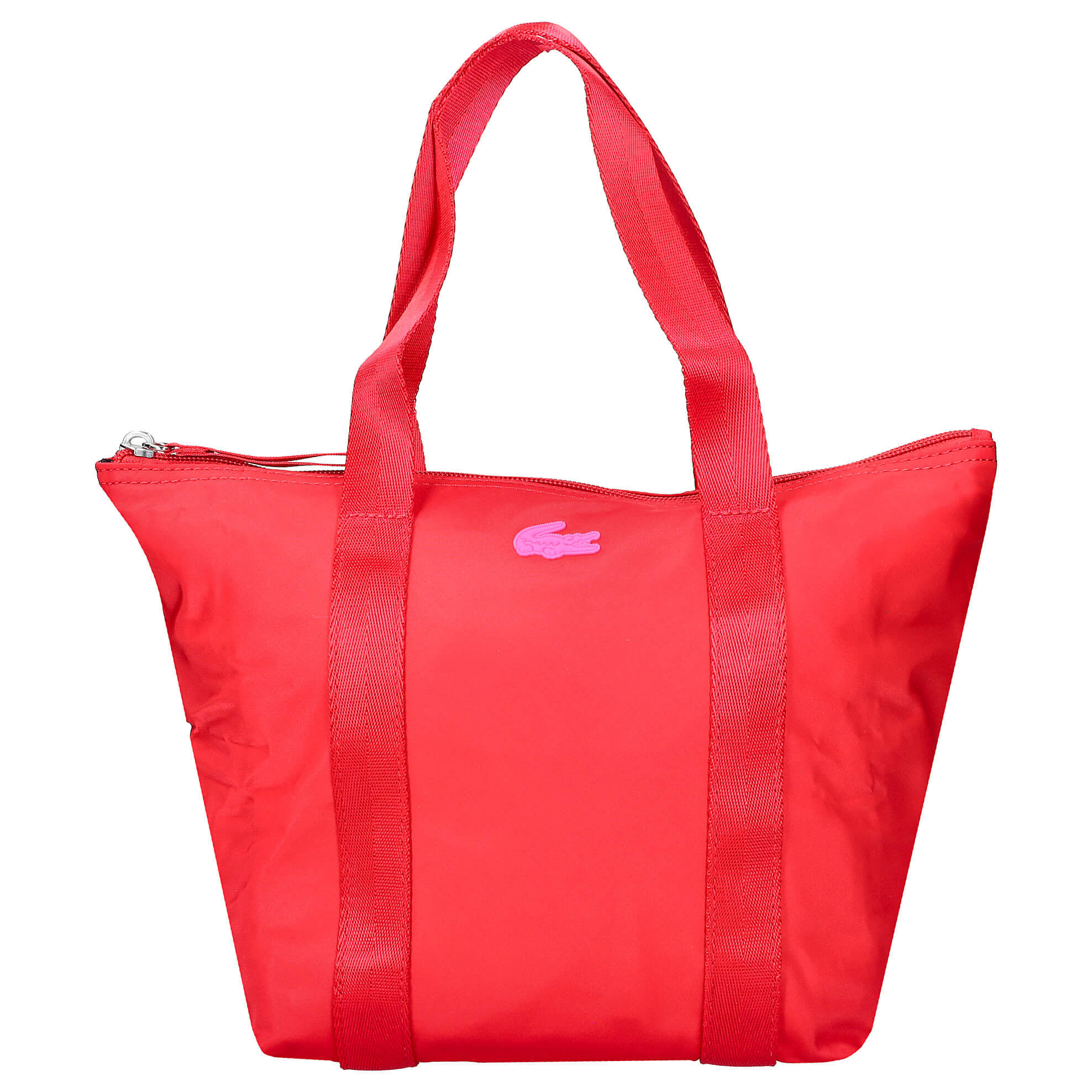 Сумка через плечо Lacoste Izzie Shopper XS aus Nylon 23 см, цвет pompier rose fluo