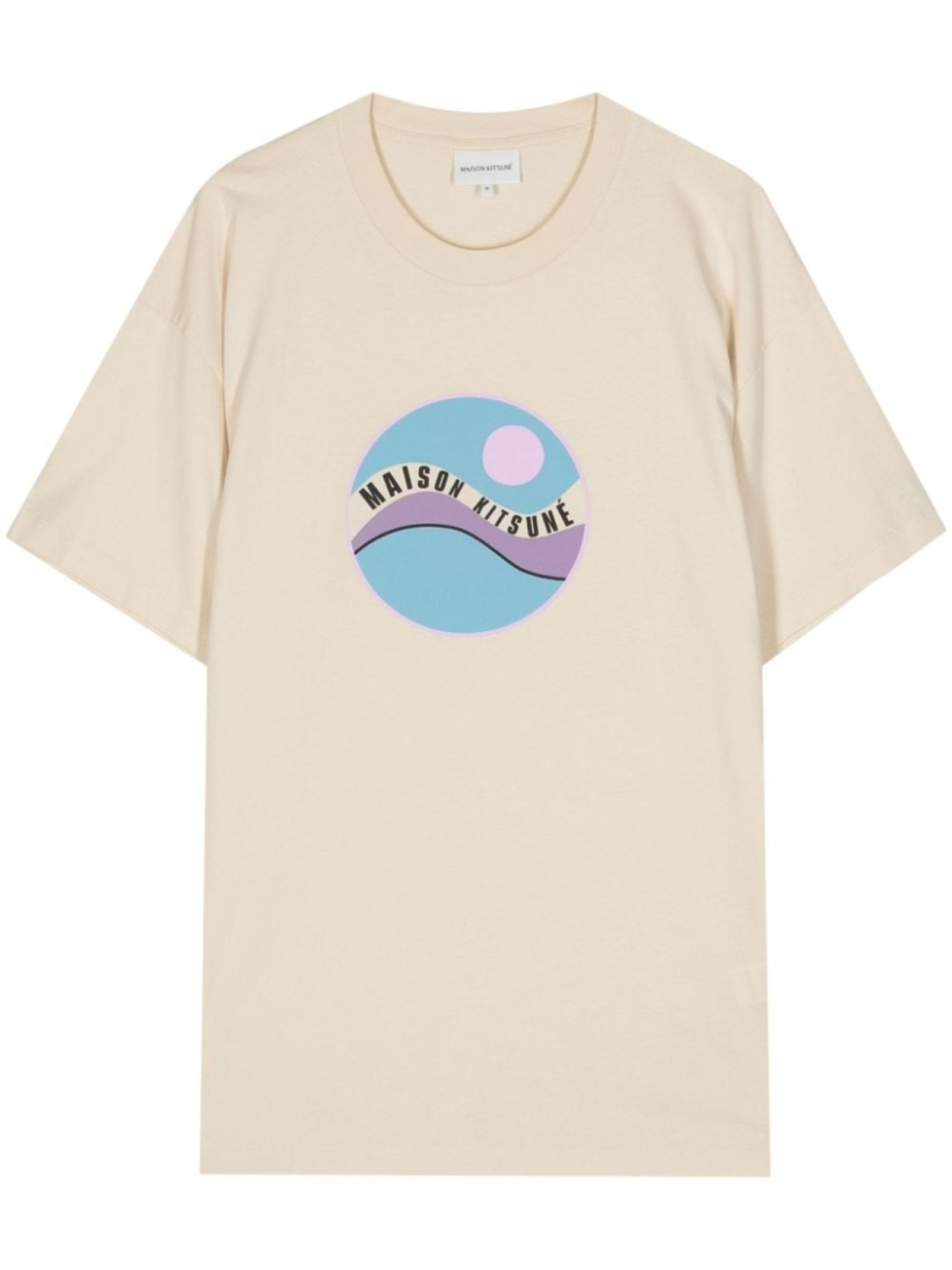 

Maison Kitsuné футболка Pop Wave, желтый