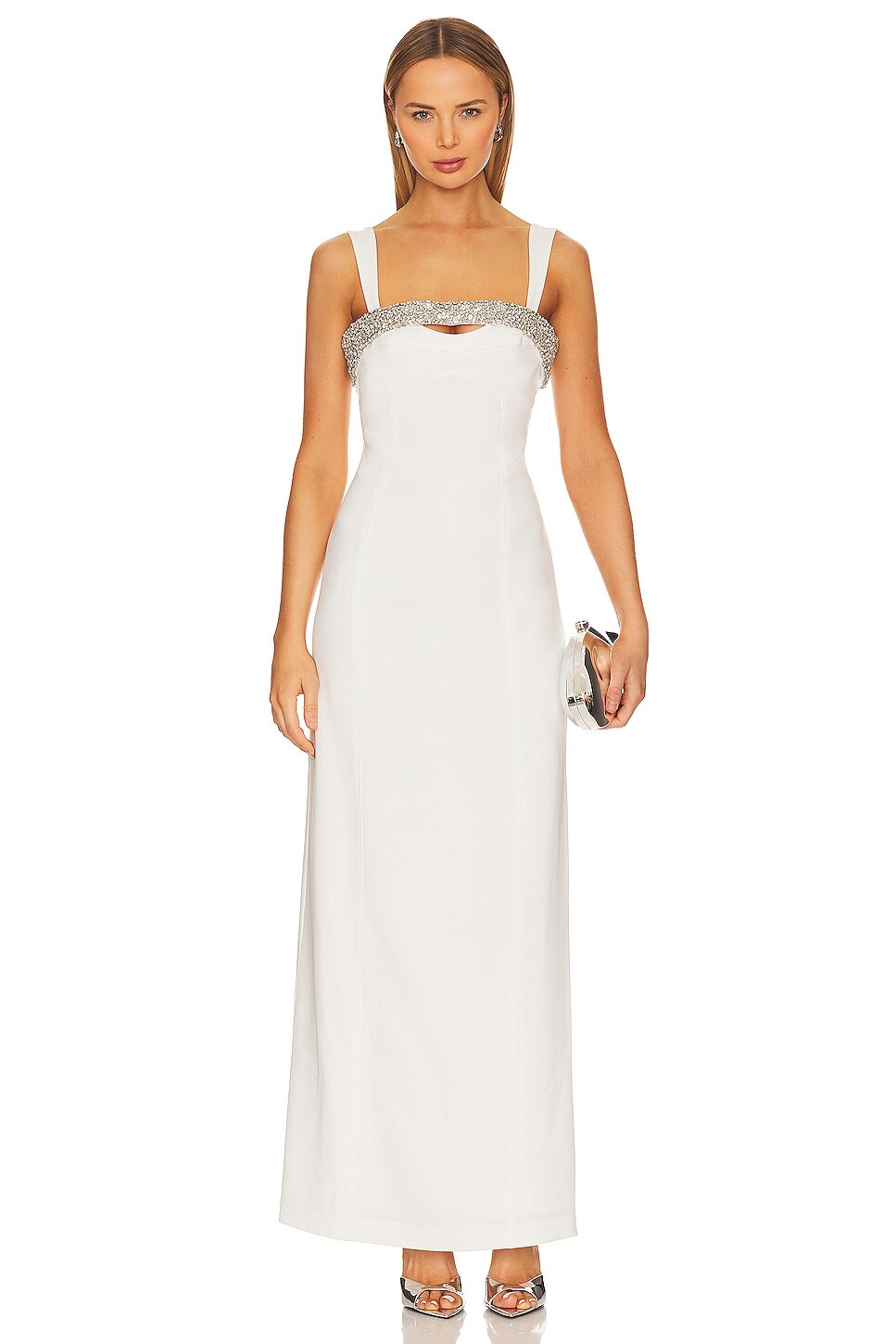 

Платье SIMKHAI Lenny Gown, белый