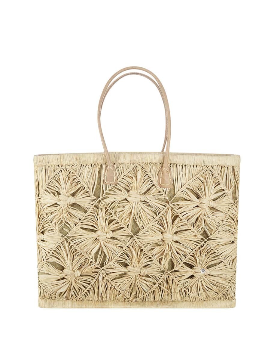 

Iguazu Raffia Tote Bag Flora Bella