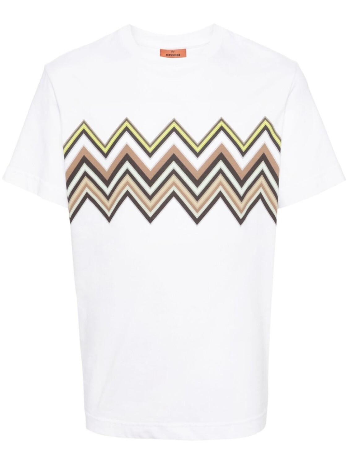 

Missoni футболка с узором зигзаг, белый