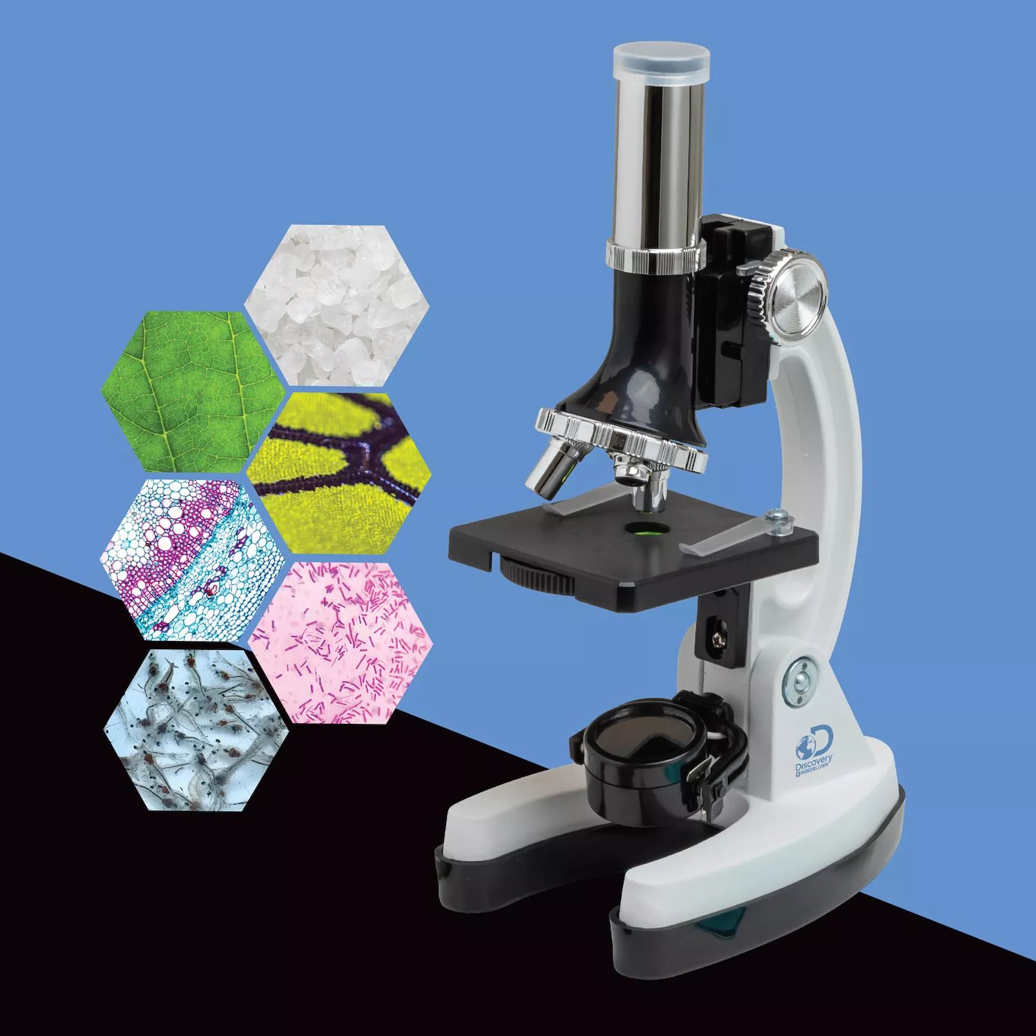 Набор микроскопов Discovery #Mindblown, 48 предметов, с прочным металлическим каркасом Discovery Mindblown