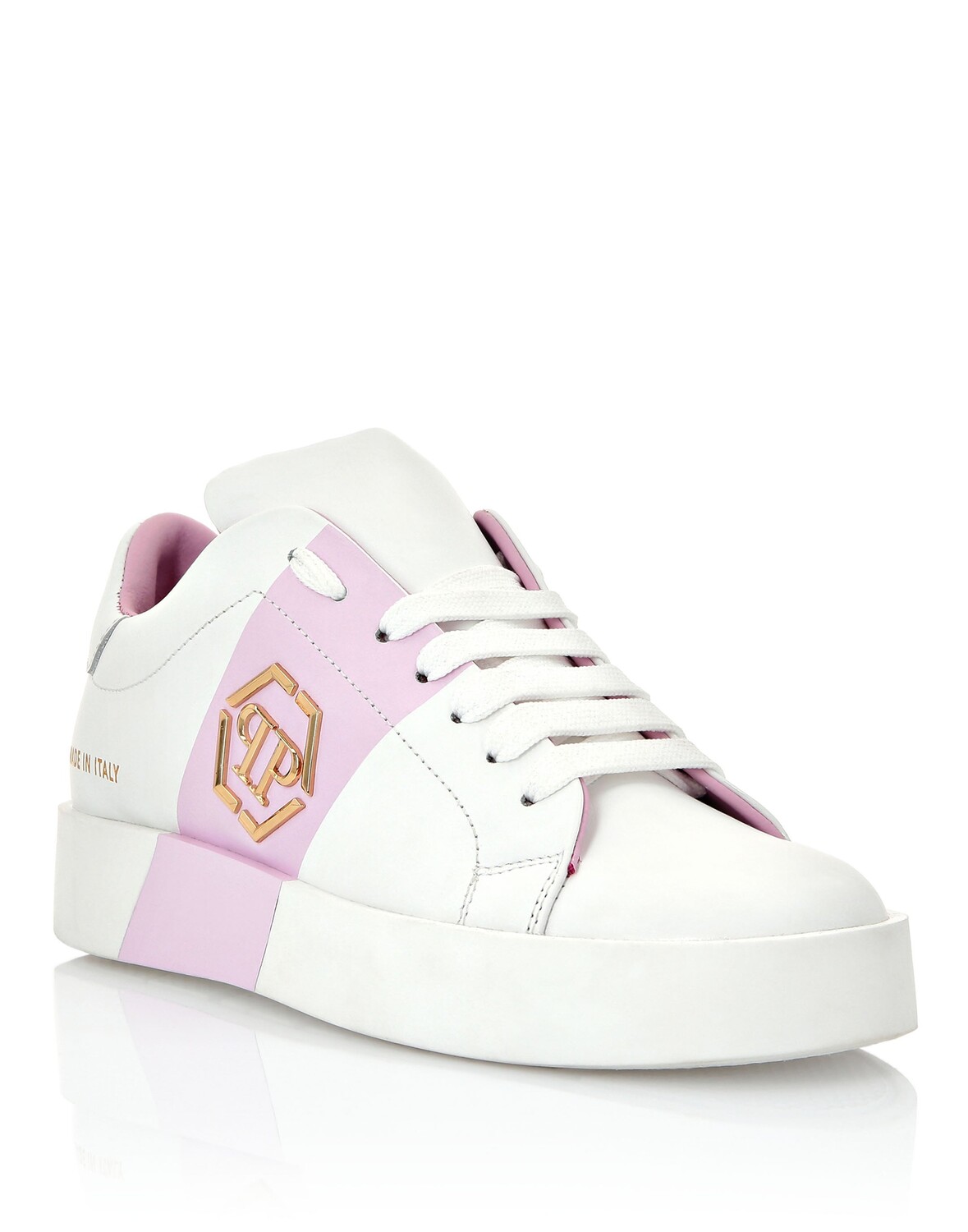 

Кроссовки Lo-Top Hexagon Philipp Plein, цвет White/Lilac