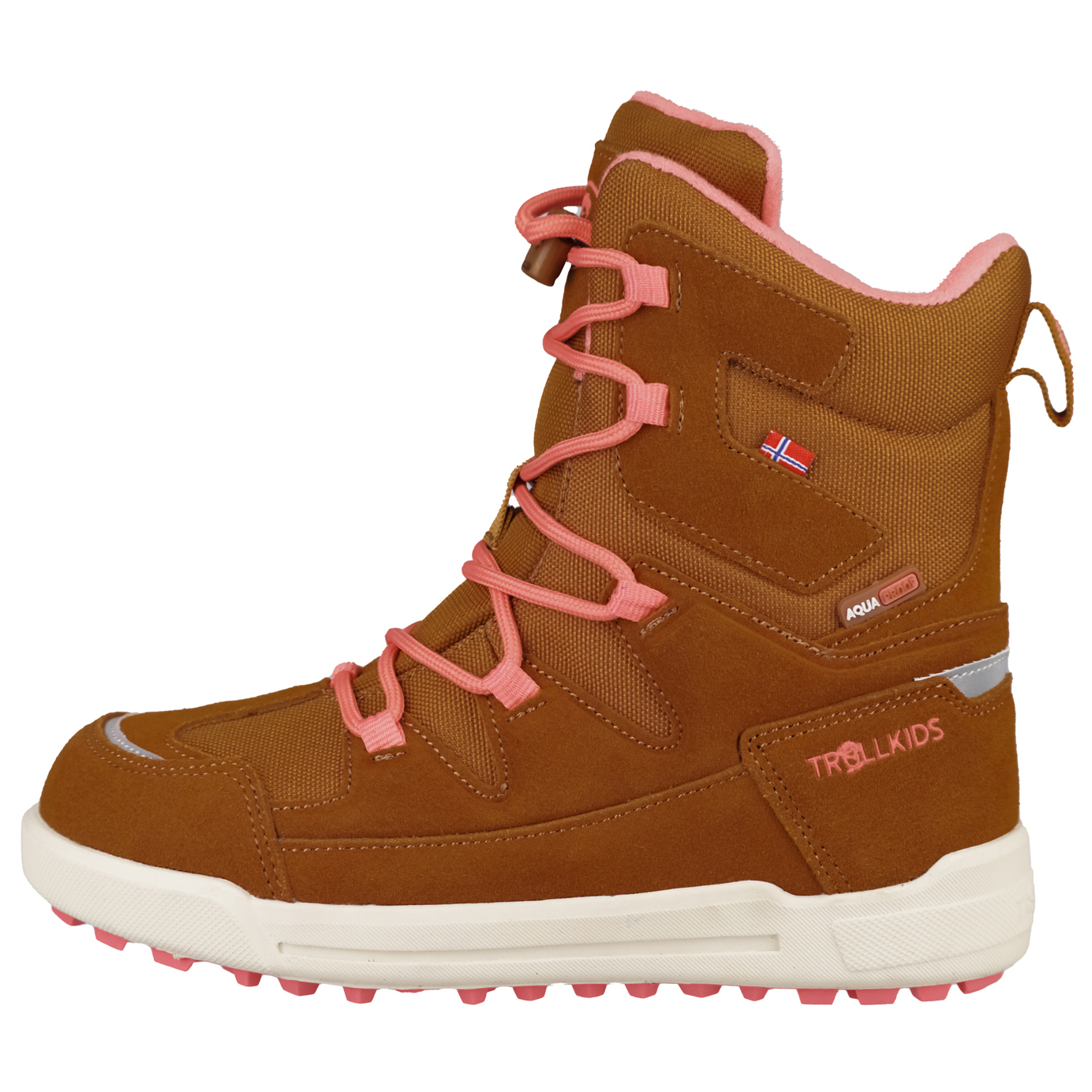 цена Зимние ботинки Trollkids Kid's Finnmark Winter Boots, цвет Caramel/Salmon
