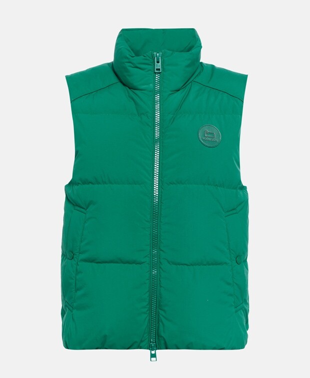 

Пуховый жилет Woolrich, зеленый