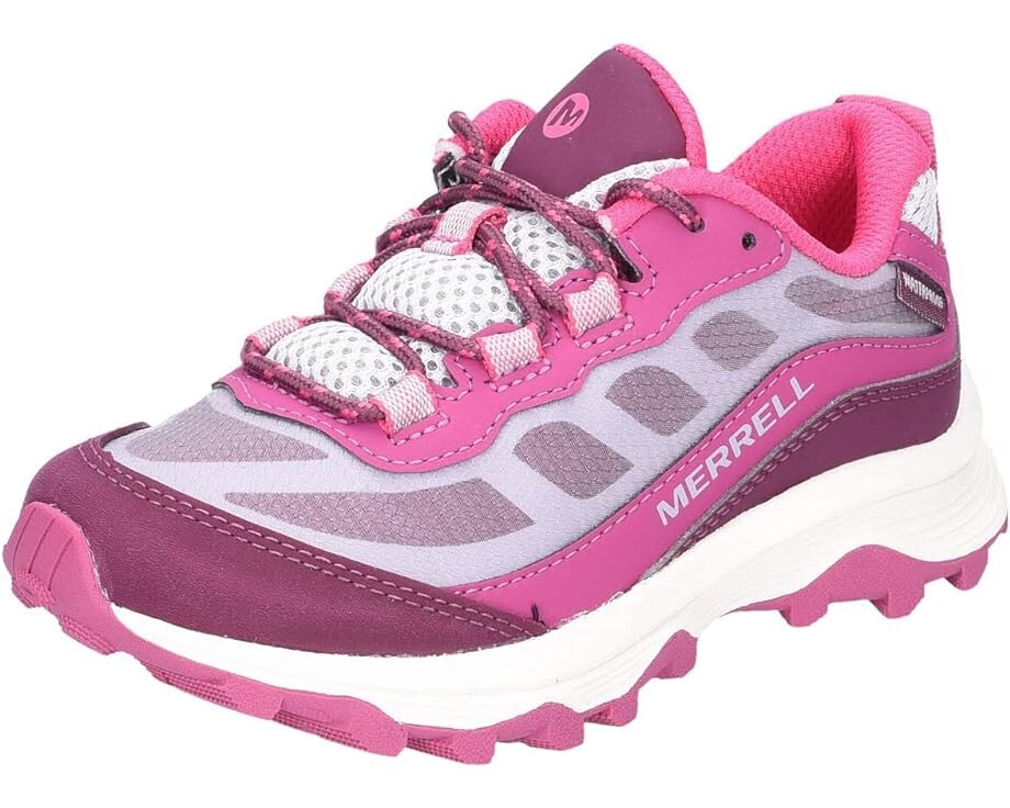 

Кроссовки Merrell Moab Speed Low Waterproof, цвет Grey/Berry