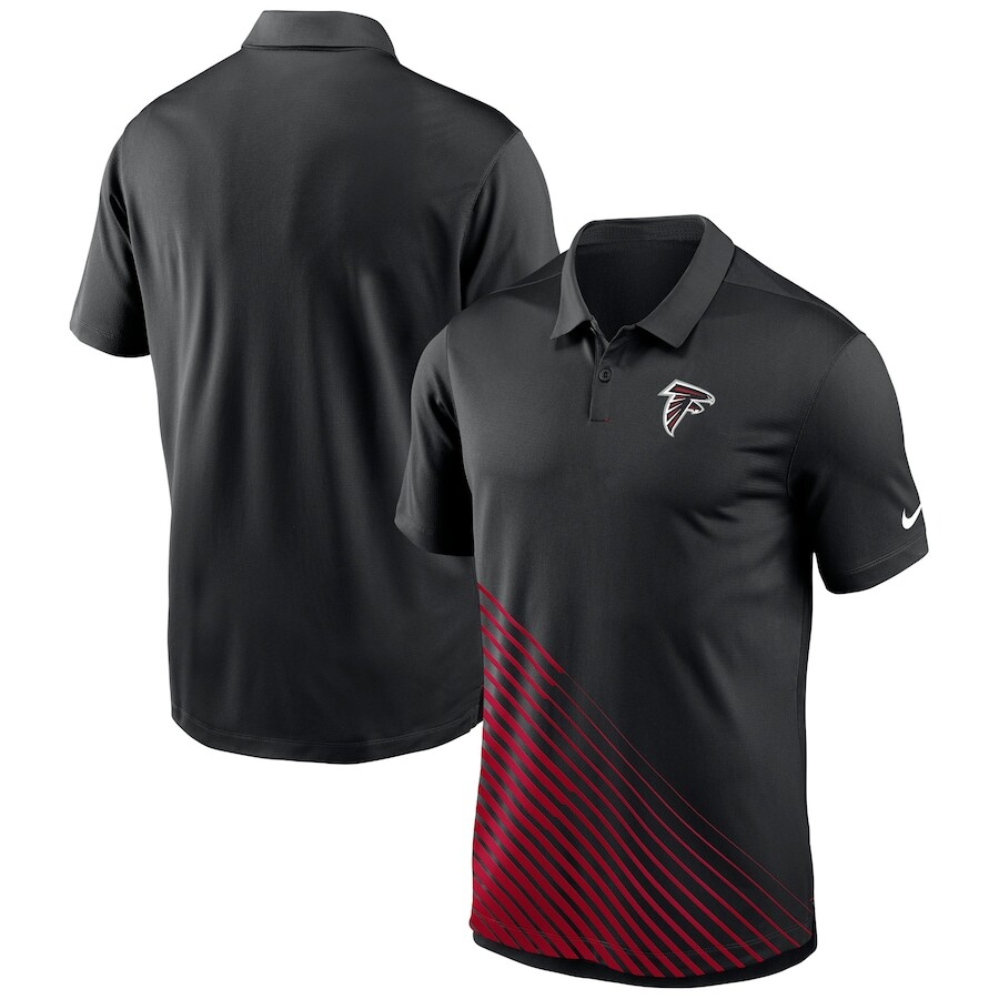 

Поло с коротким рукавом Nike Atlanta Falcons, черный