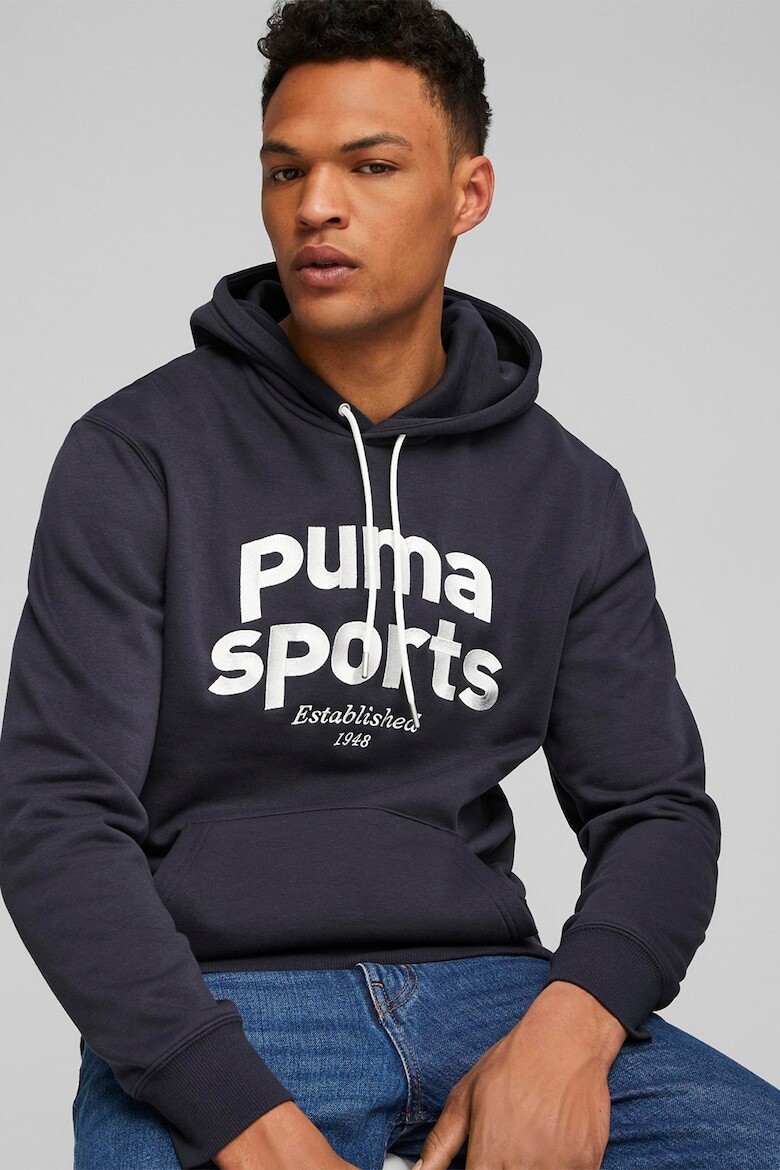 

Хлопковая толстовка с вышитым логотипом Puma, белый