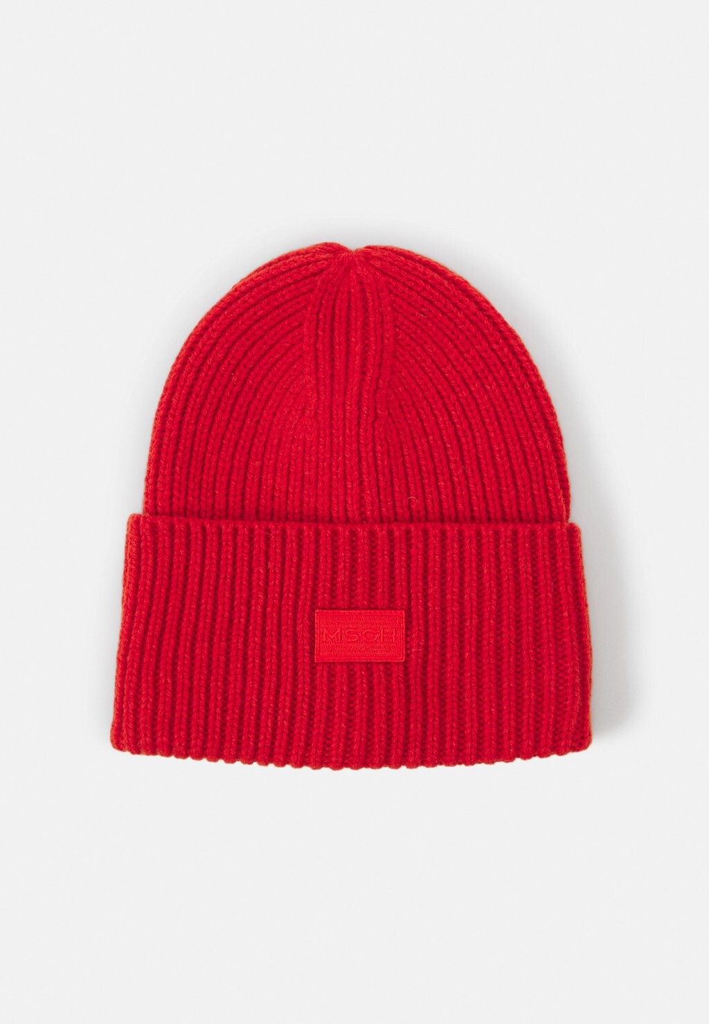 

Шапка LOGO BEANIE MSCH Copenhagen, цвет aurora red