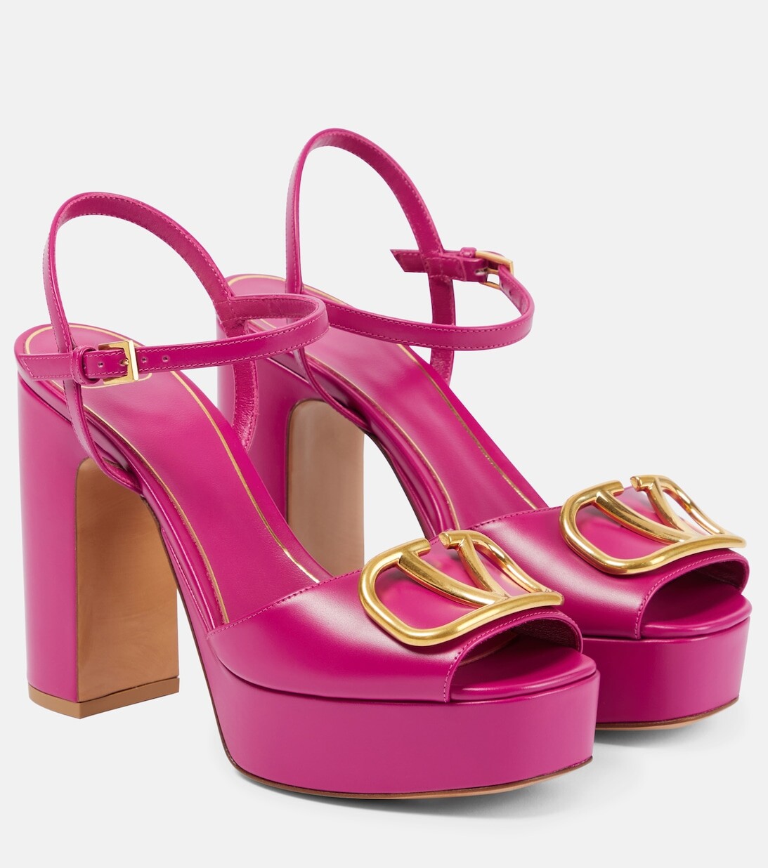 

Босоножки на платформе с логотипом VLogo Valentino Garavani, розовый