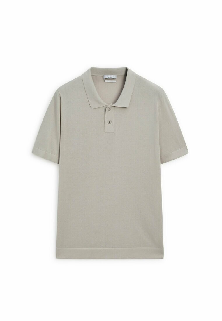

Рубашка поло STUDIO SHORT SLEEVE Massimo Dutti, цвет grey