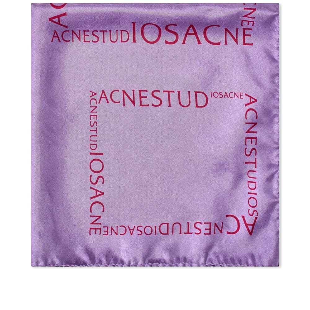 

Шелковый шарф с логотипом Acne Studios Vox