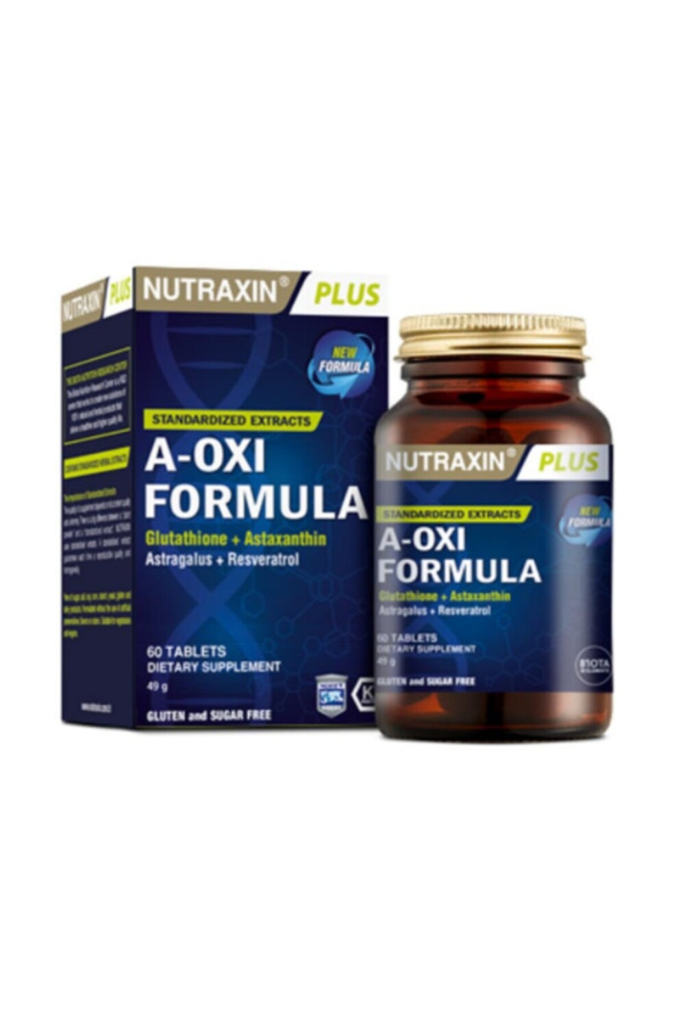 

Nutraxin Пищевая добавка для взрослых A-oxi Formula 60 капсул