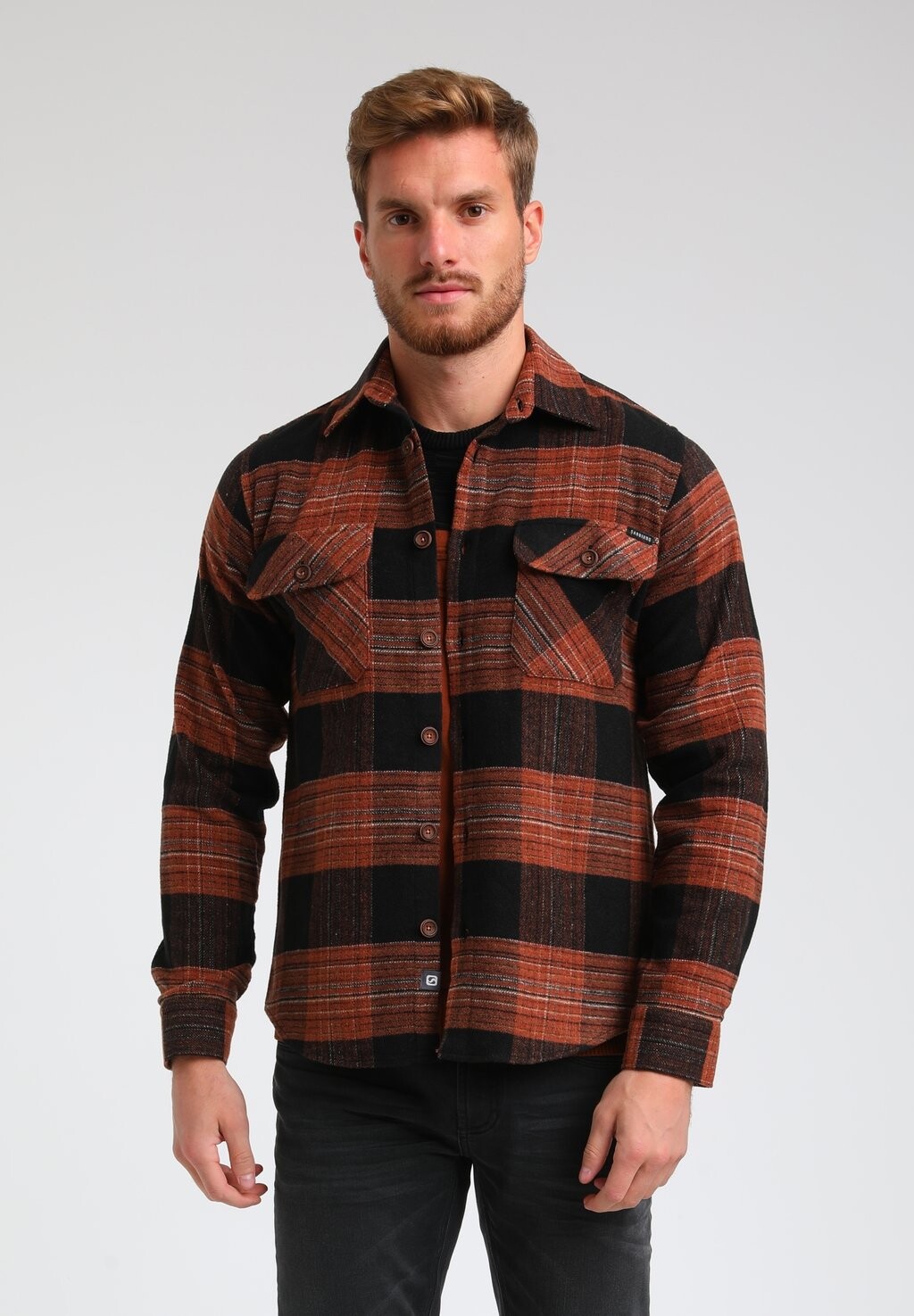 

Легкая куртка Checked Gabbiano, цвет rusty red