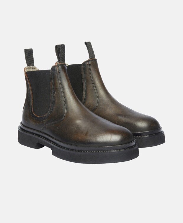 

Ботинки челси AllSaints, темно коричневый