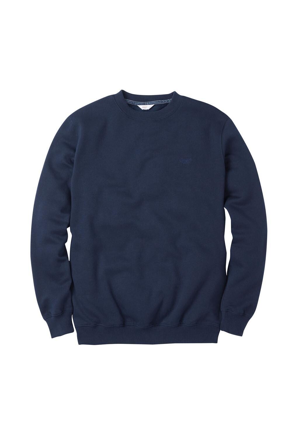 

Толстовка с круглым вырезом Cotton Traders, синий