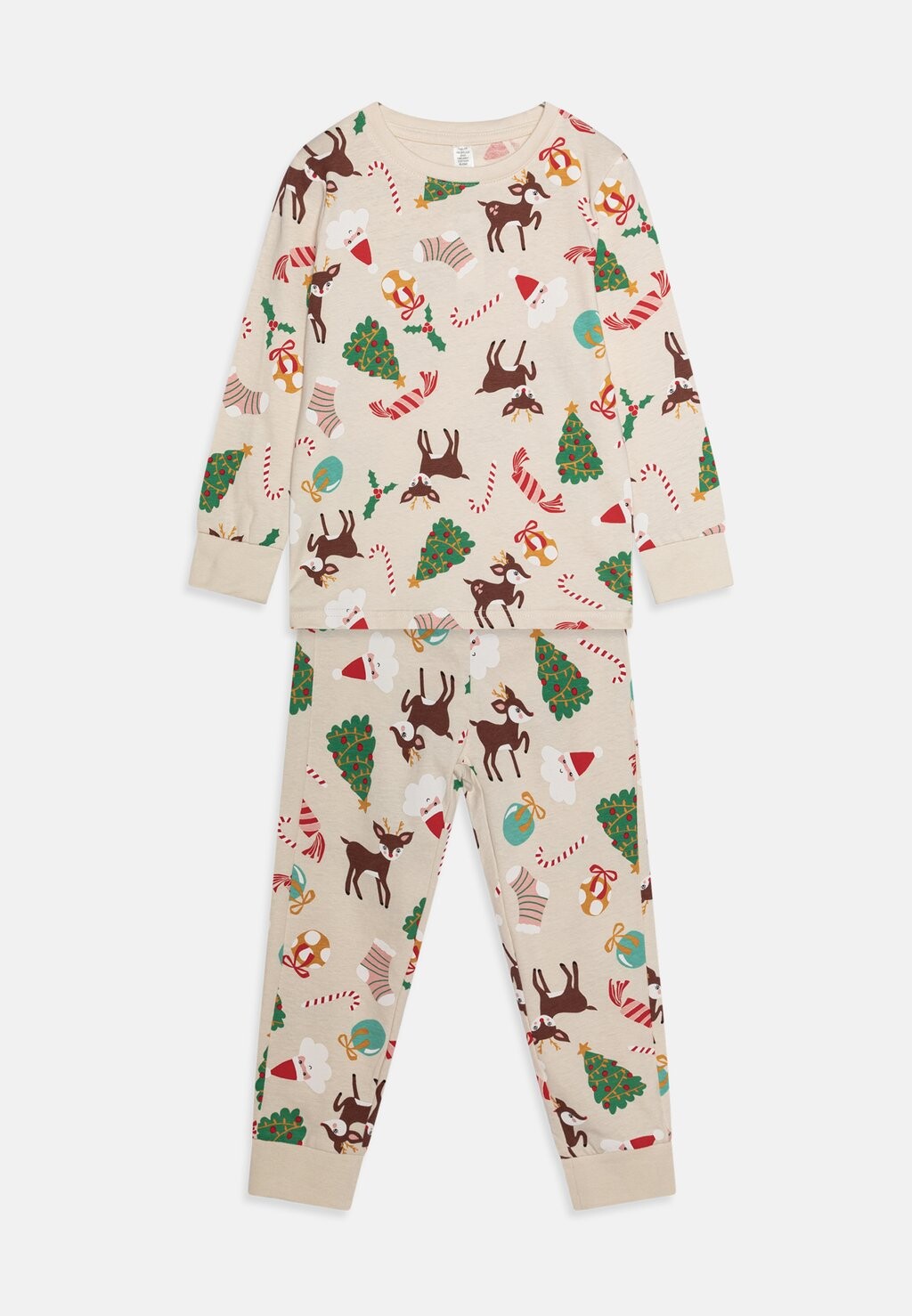 

Пижама Christmas Unisex Lindex, цвет light beige