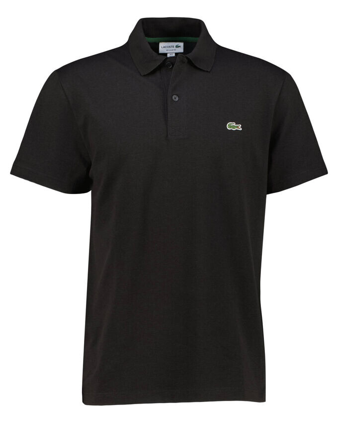 

Рубашка поло стандартного кроя с короткими рукавами Lacoste, черный
