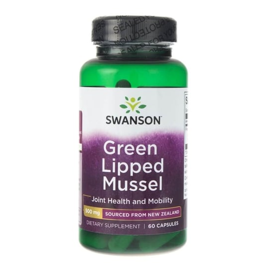 Новозеландские лиофилизированные зеленые мидии Swanson, 500 мг, 60 капсул swanson зеленые мидии 500 мг 60 капсул