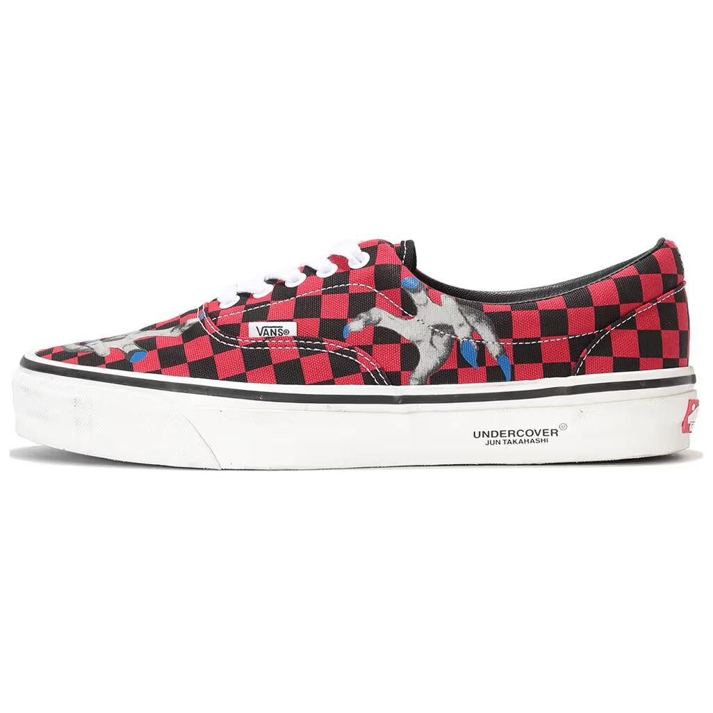 

Undercover X Era Canvas Shoes унисекс с низким верхом красного/черного цвета Vans