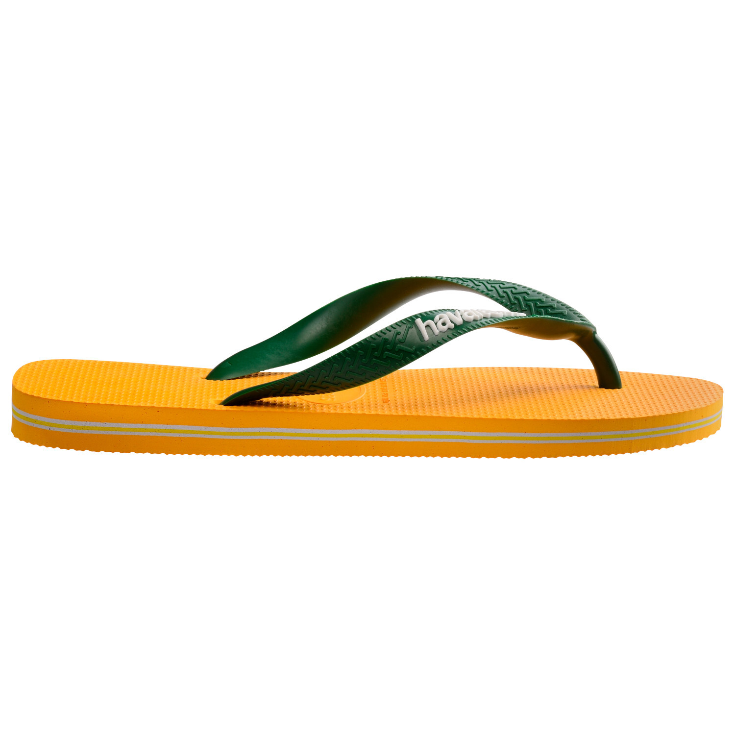 Сандалии Havaianas Brasil Logo, цвет Pop Yellow