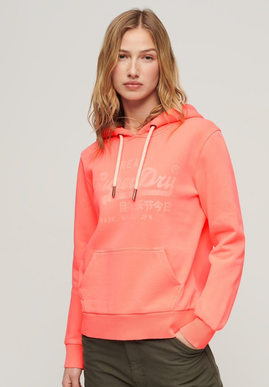 

Толстовка GRAPHIC Superdry, коралл