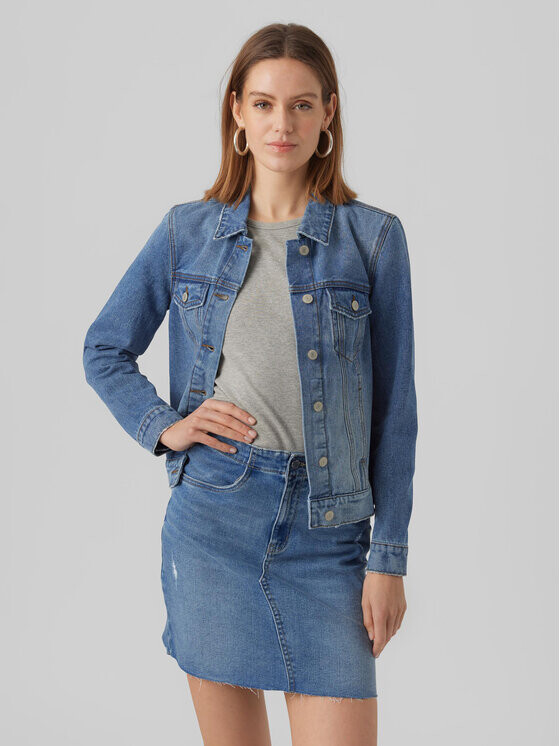

Джинсовая куртка стандартного кроя Vero Moda, синий