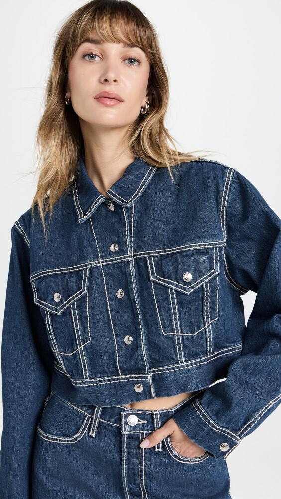 

Куртка RE/DONE Cropped Denim Trucker