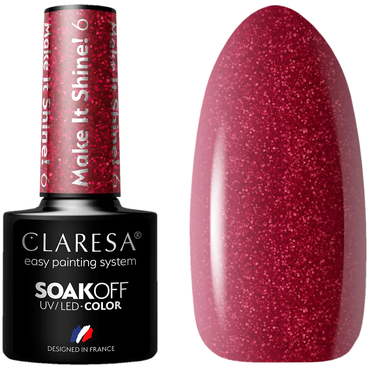 

Гибридный лак для ногтей 6 Claresa Make It Shine!, 5 гр