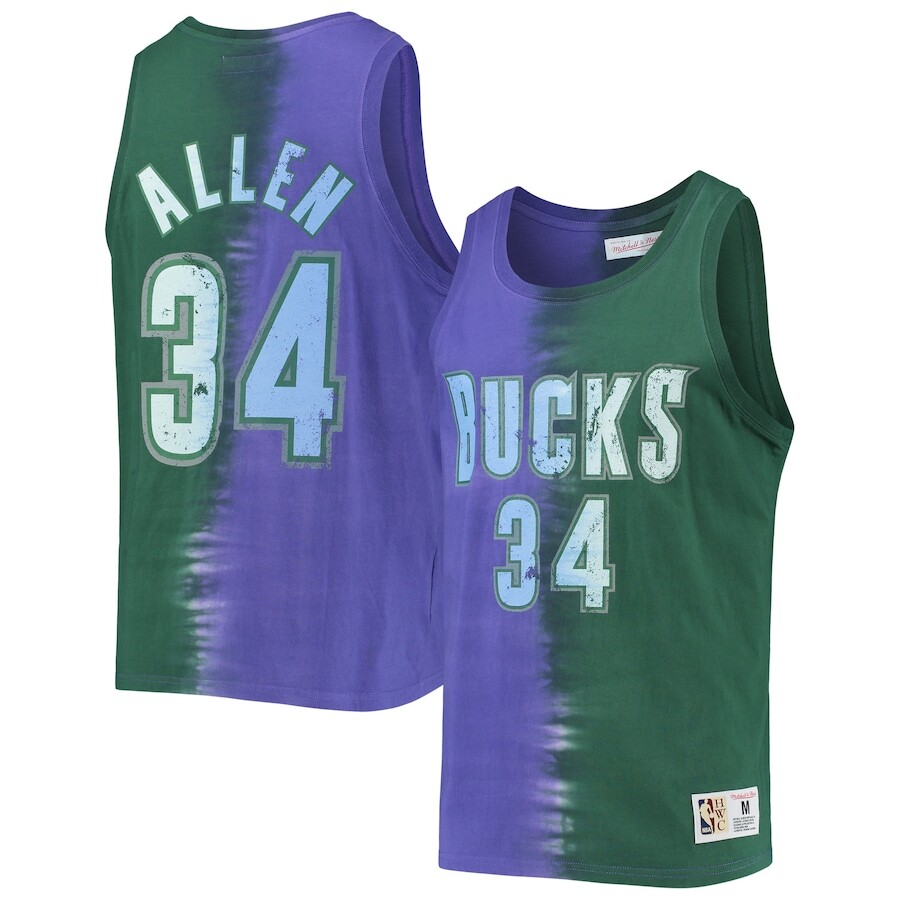 

Майка Mitchell & Ness Milwaukee Bucks, зеленый