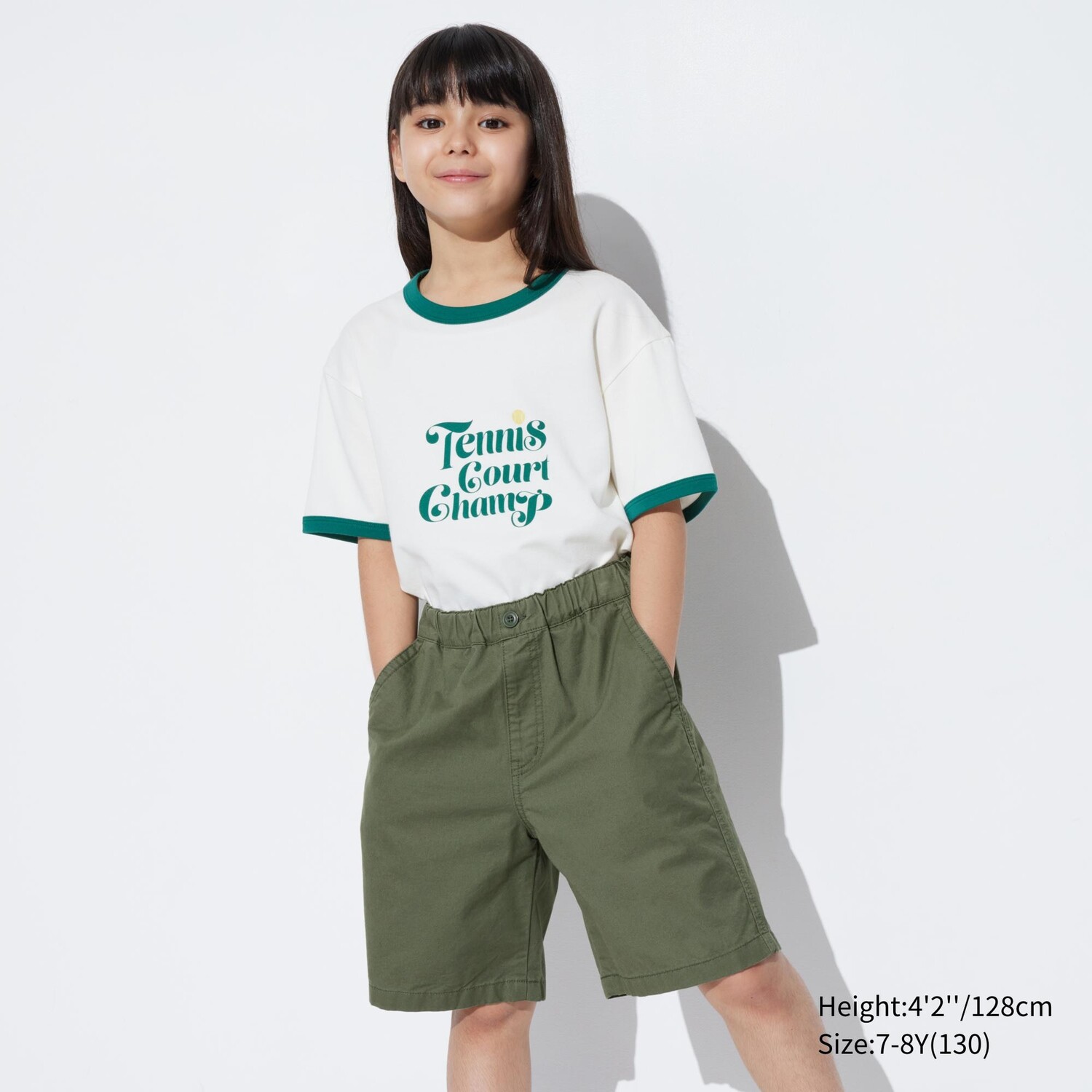 

Шорты UNIQLO, оливково-зеленый