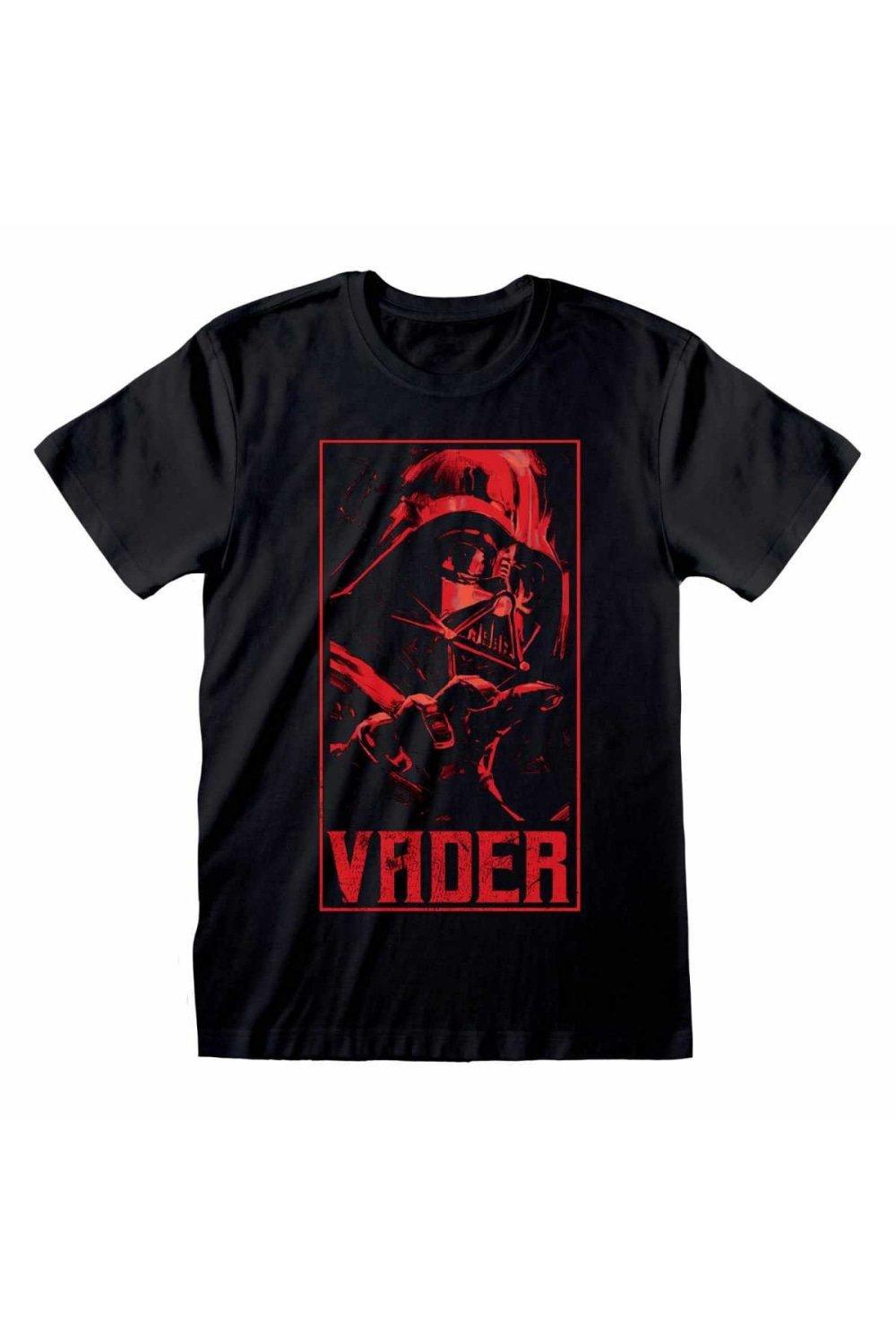 Футболка Дарта Вейдера Star Wars, черный комплект пижам дарта вейдера 2 шт star wars серый