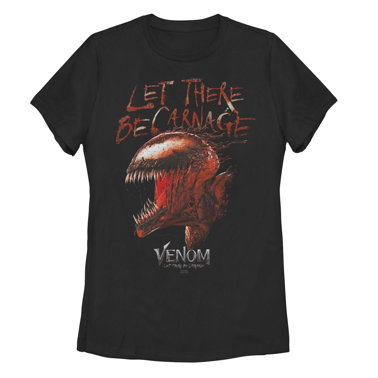 Красная футболка Marvel Venom: Let There Be Carnage для юниоров Licensed Character