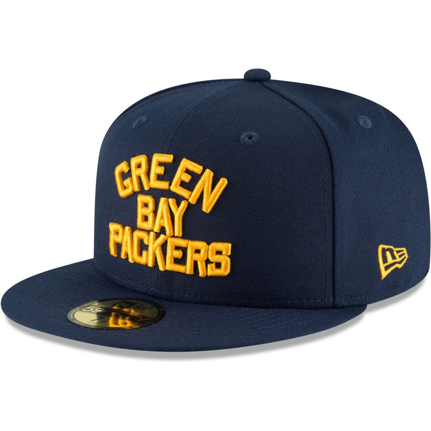 

Мужская темно-синяя кепка New Era Green Bay Packers Omaha Throwback 59FIFTY