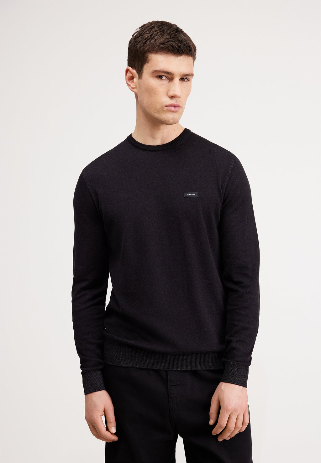 Вязаный свитер BLEND SWEATER Calvin Klein, цвет black