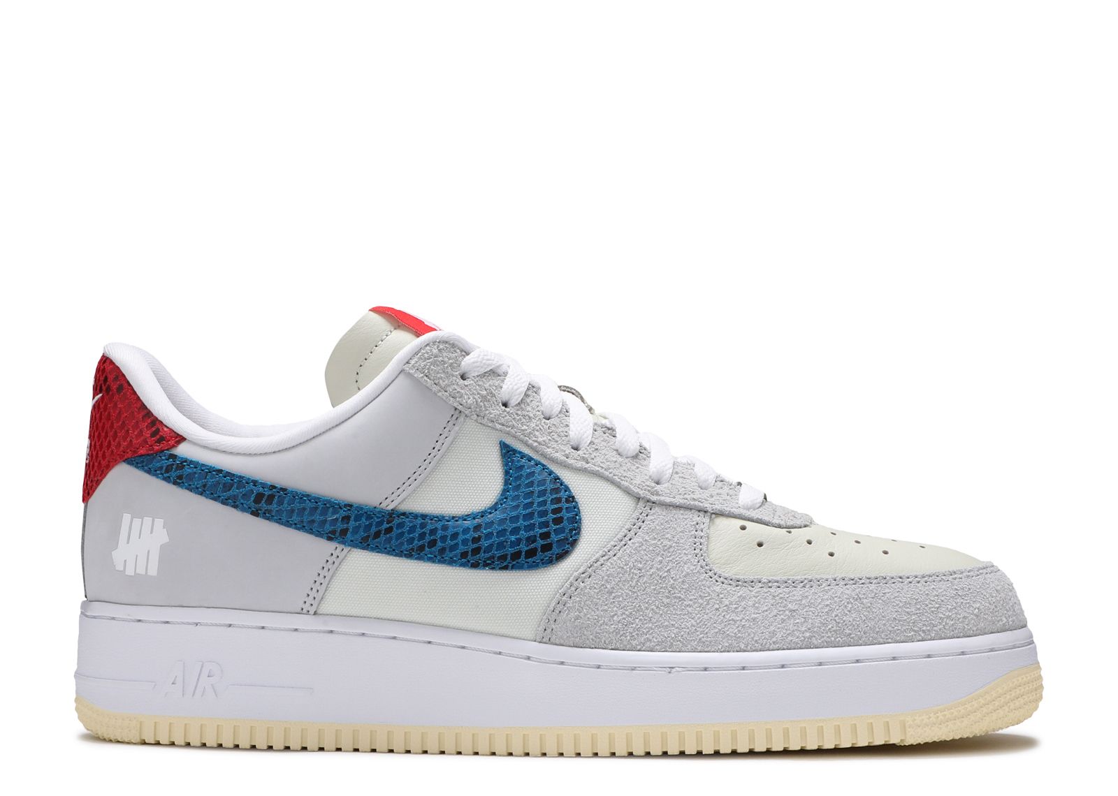 Кроссовки Nike Undefeated X Air Force 1 Low '5 On It', белый