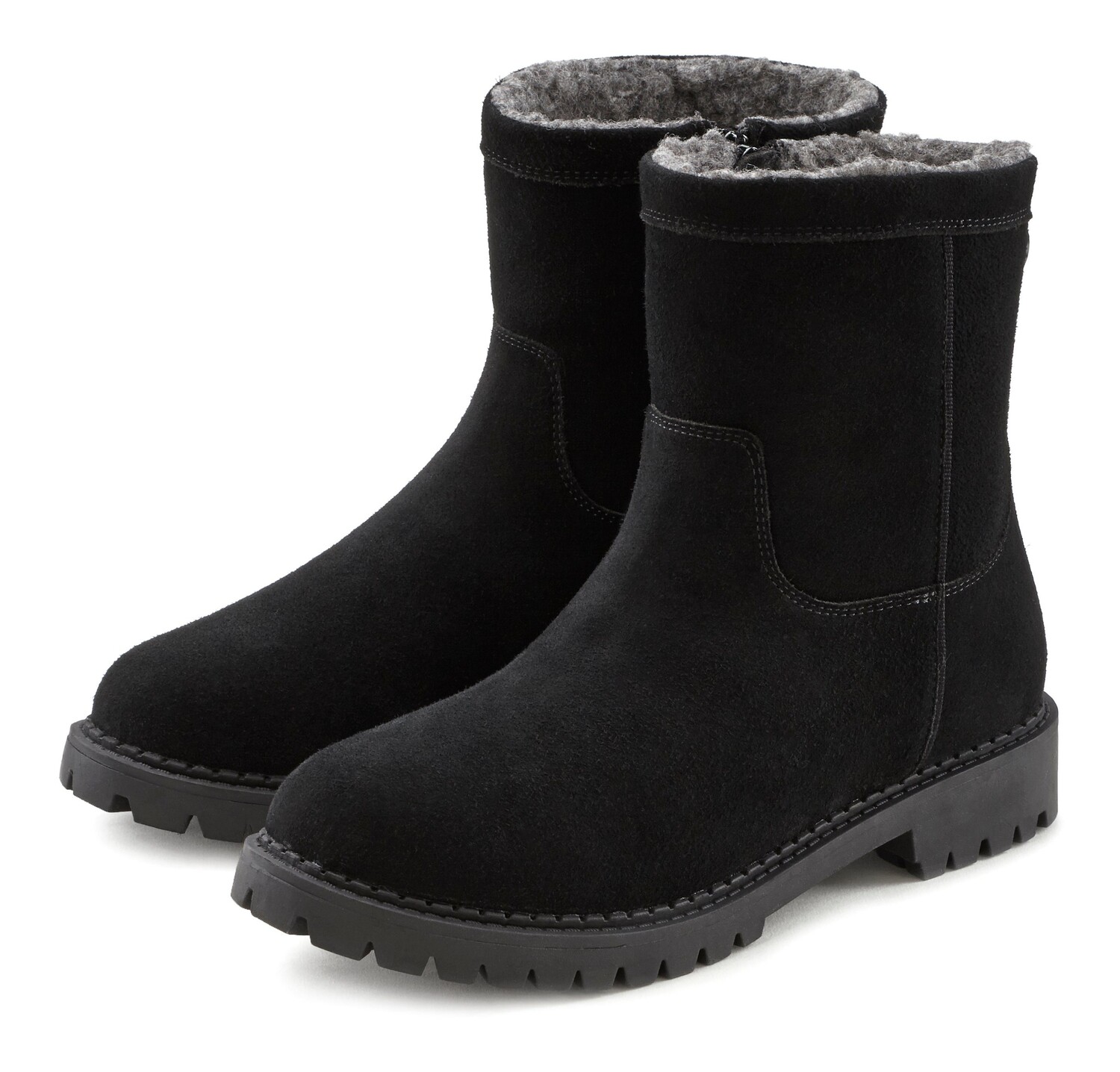 

Ботинки LASCANA Stiefel, черный