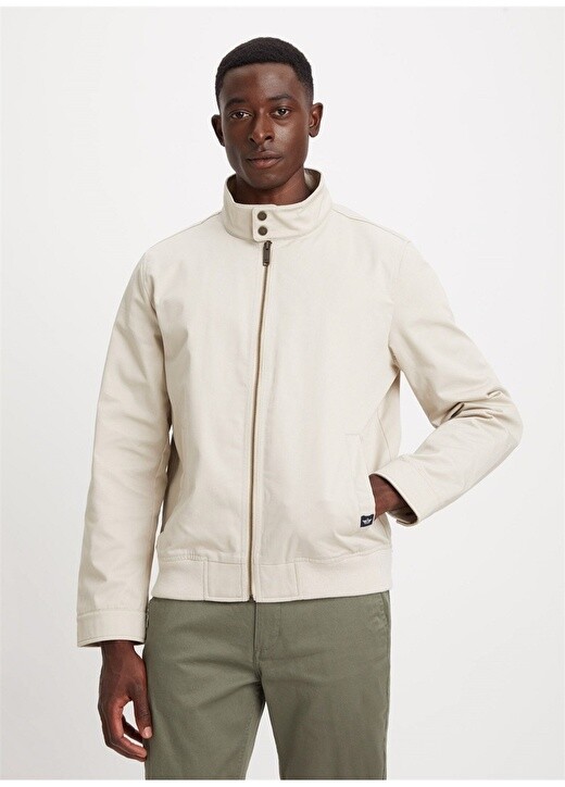 

Бежевое мужское пальто Dockers, Бежевый