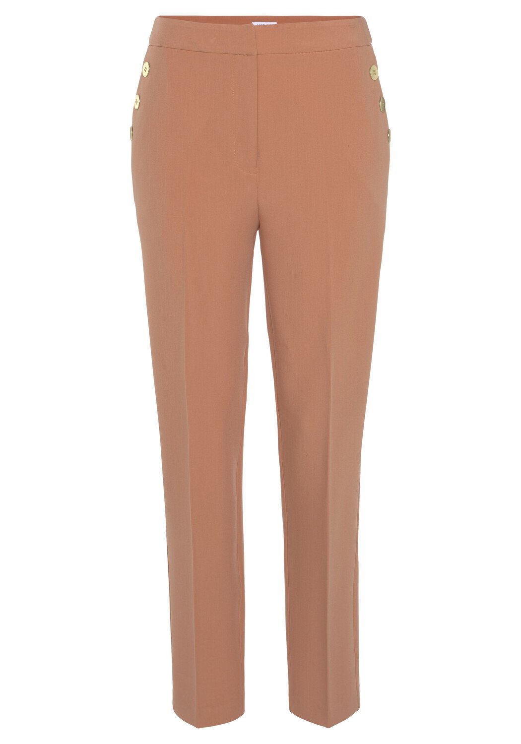 

Брюки LASCANA Bügelfaltenhose, цвет peach