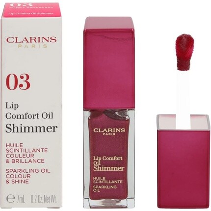 Масло для интенсивного комфорта губ с мерцающим эффектом, 7 мл, Clarins